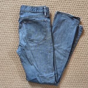 Banana Republic Men's Straight Jeans — Light Blue Denim